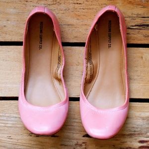 Mossimo Supply Co. Pink Ballet Flats Sz 8